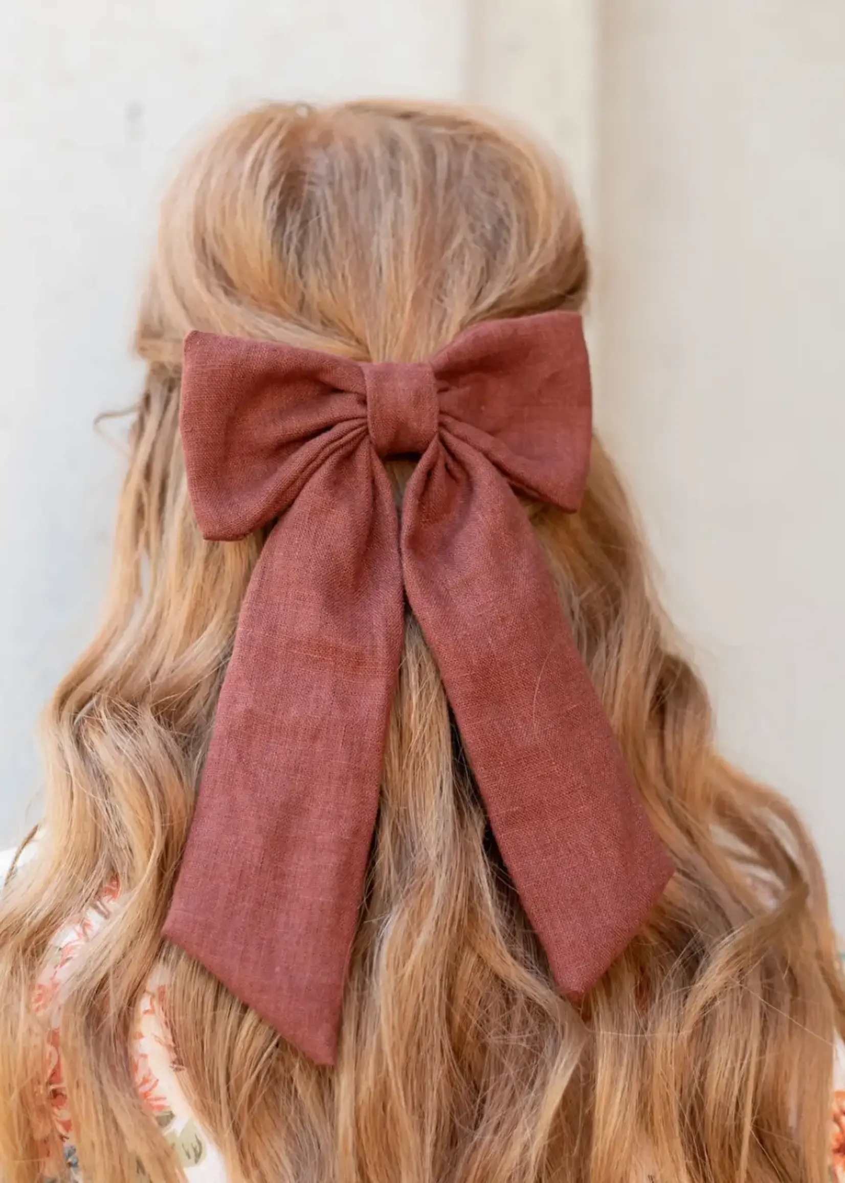 Femme Faire Linen Hair Bow