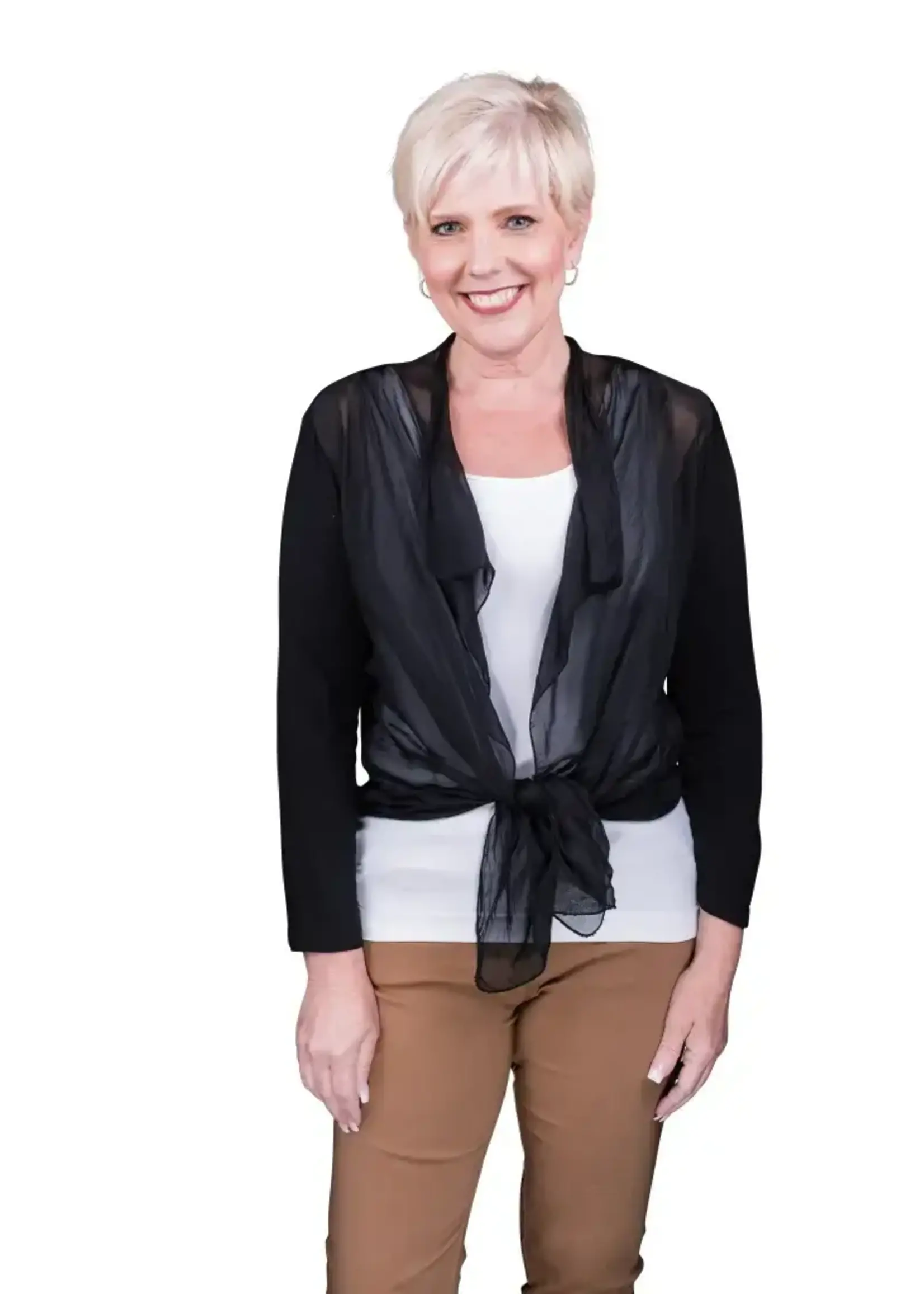 TINA Stephens Ansley Self Front Tie Wrap