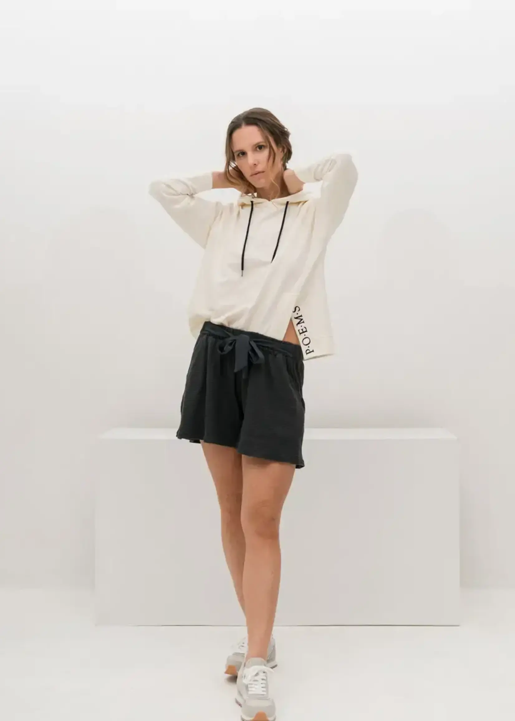 POEMS BCN Corvus Textured Shorts