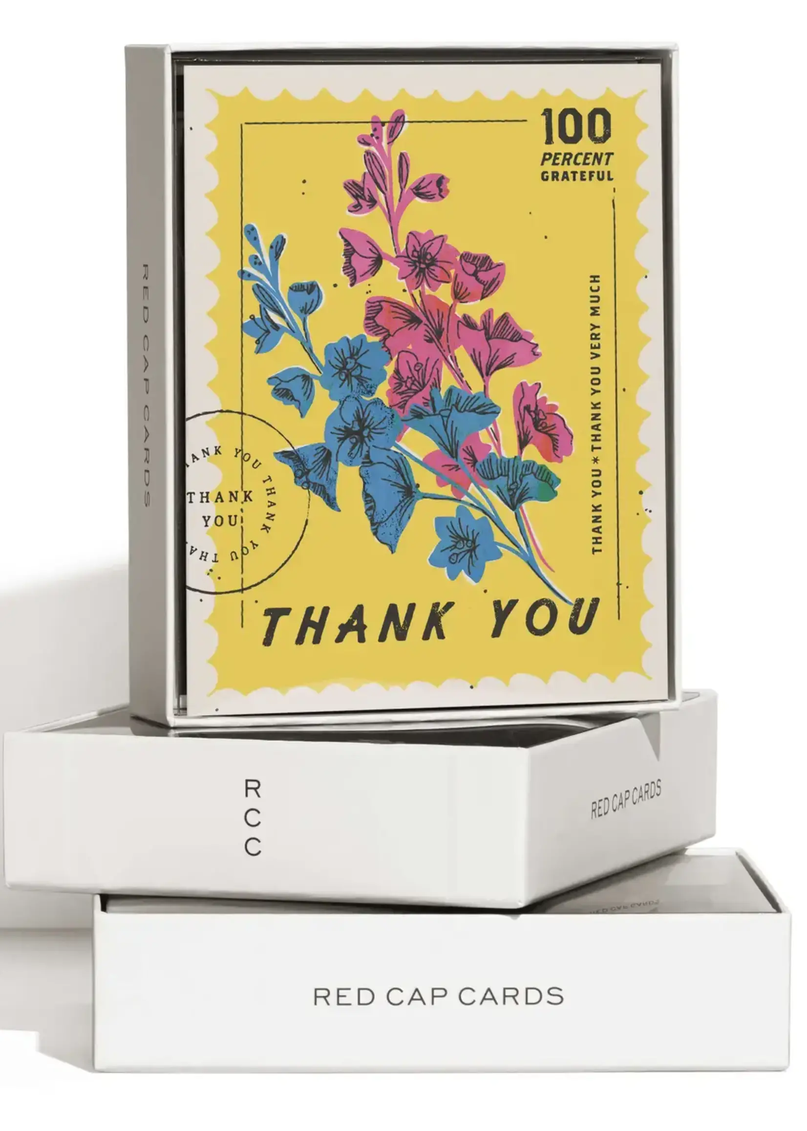 Red Cap Cards 100 Percent Thank You Box Set