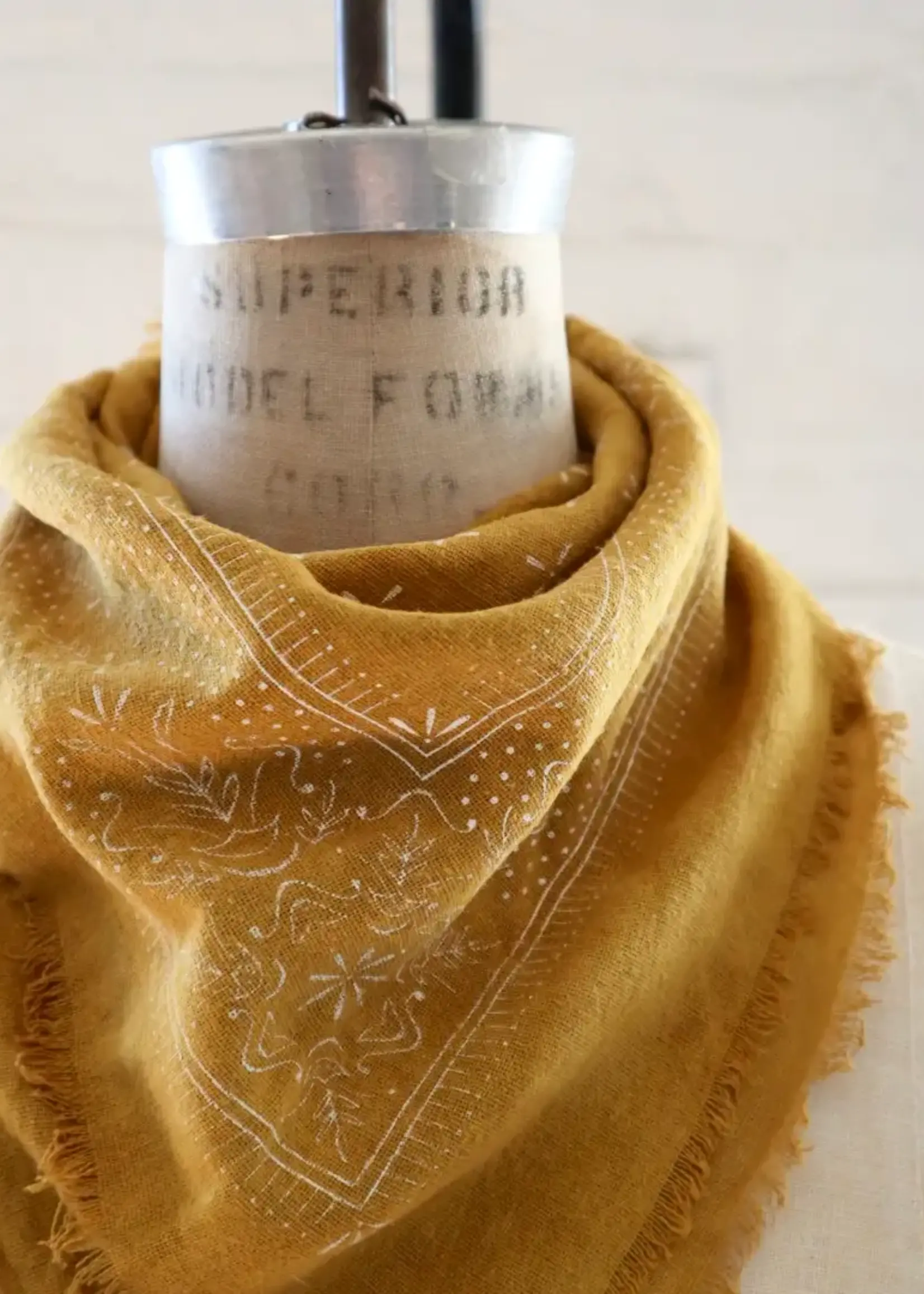 Eco Raw Studio Classic Print Naturally Dyed Bandana