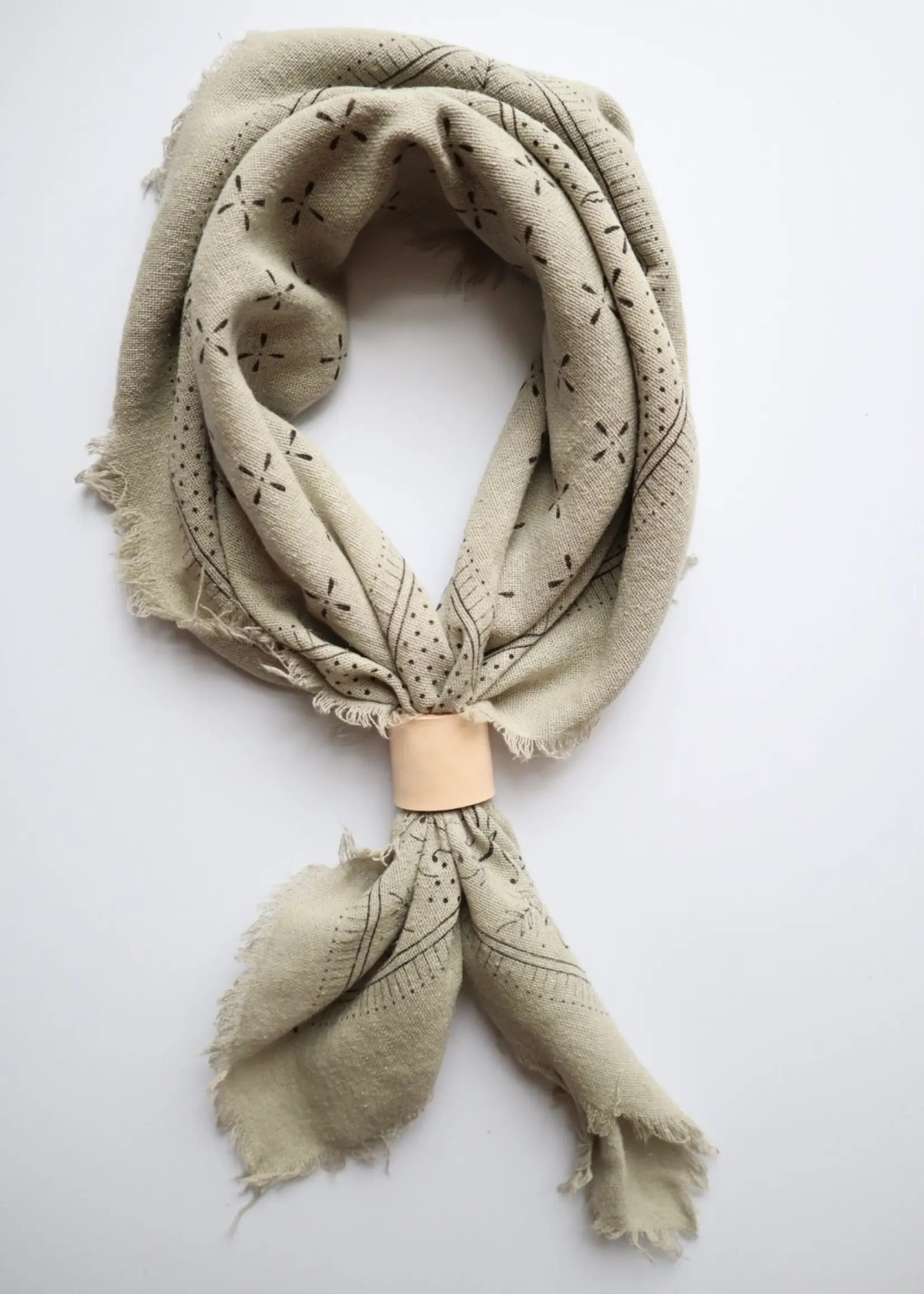 Eco Raw Studio Classic Print Naturally Dyed Bandana