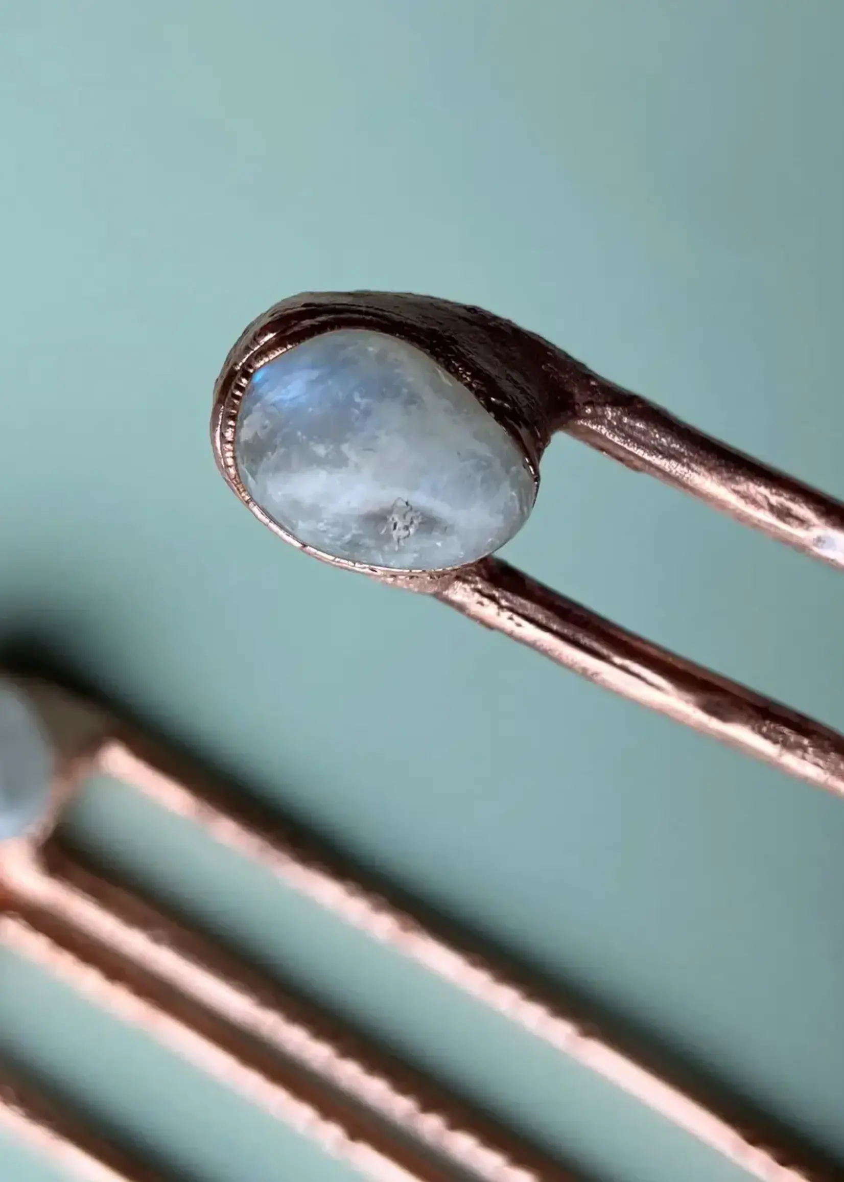 Aerow Rainbow Moonstone Hair Pin
