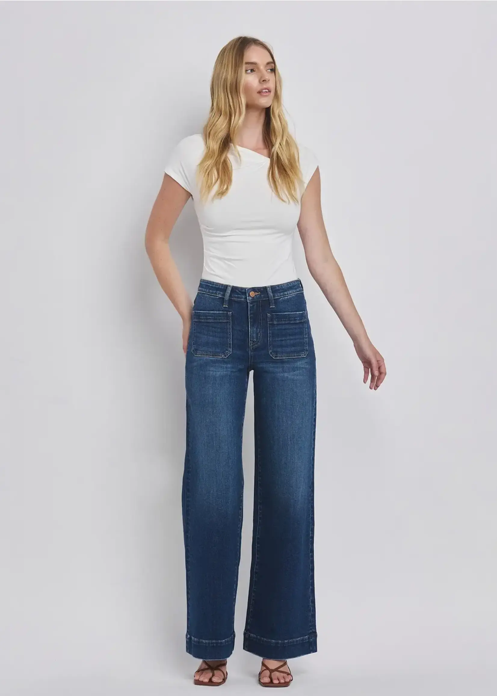 Flying Monkey High Rise Wide Trouser
