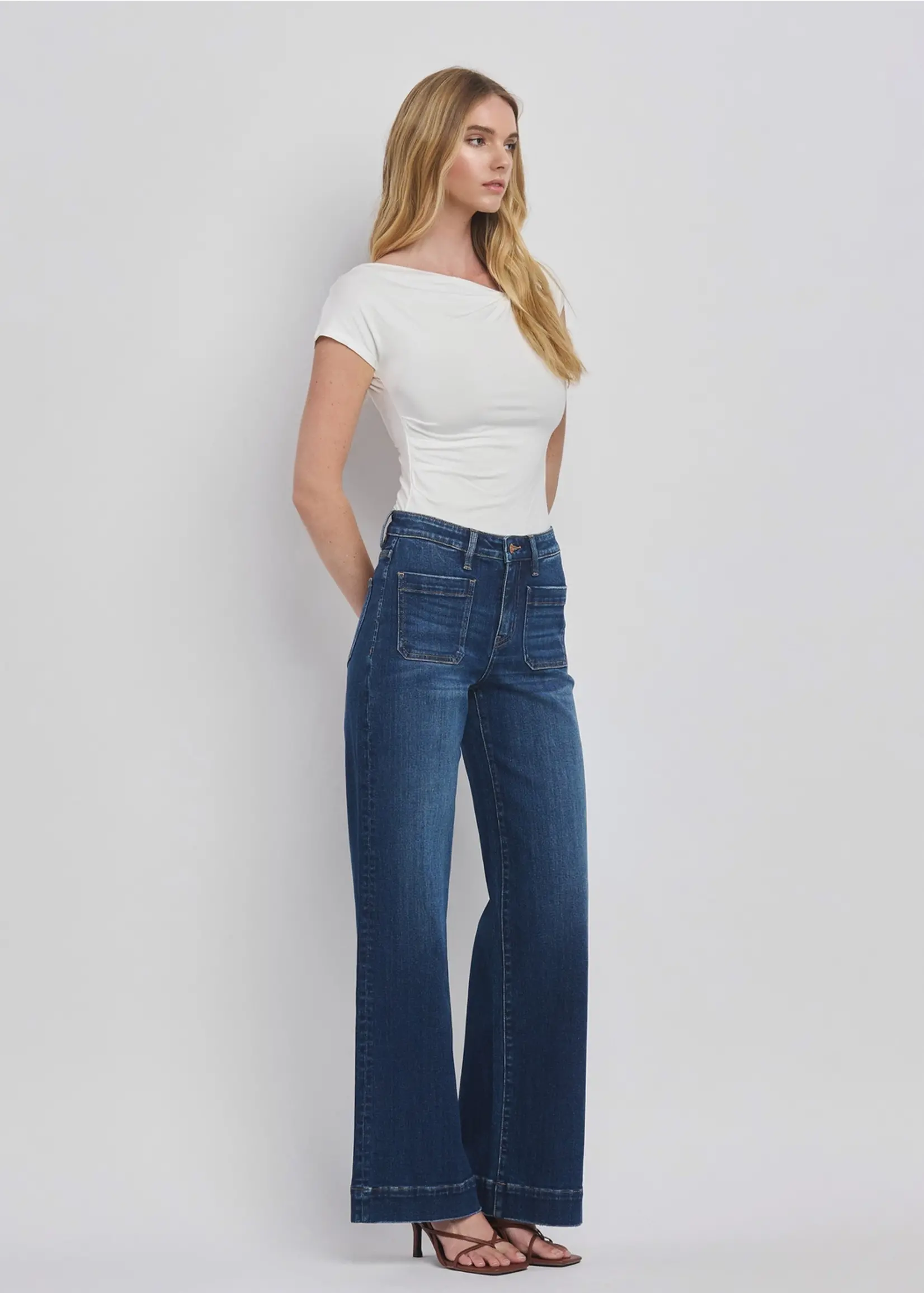 Flying Monkey High Rise Wide Trouser