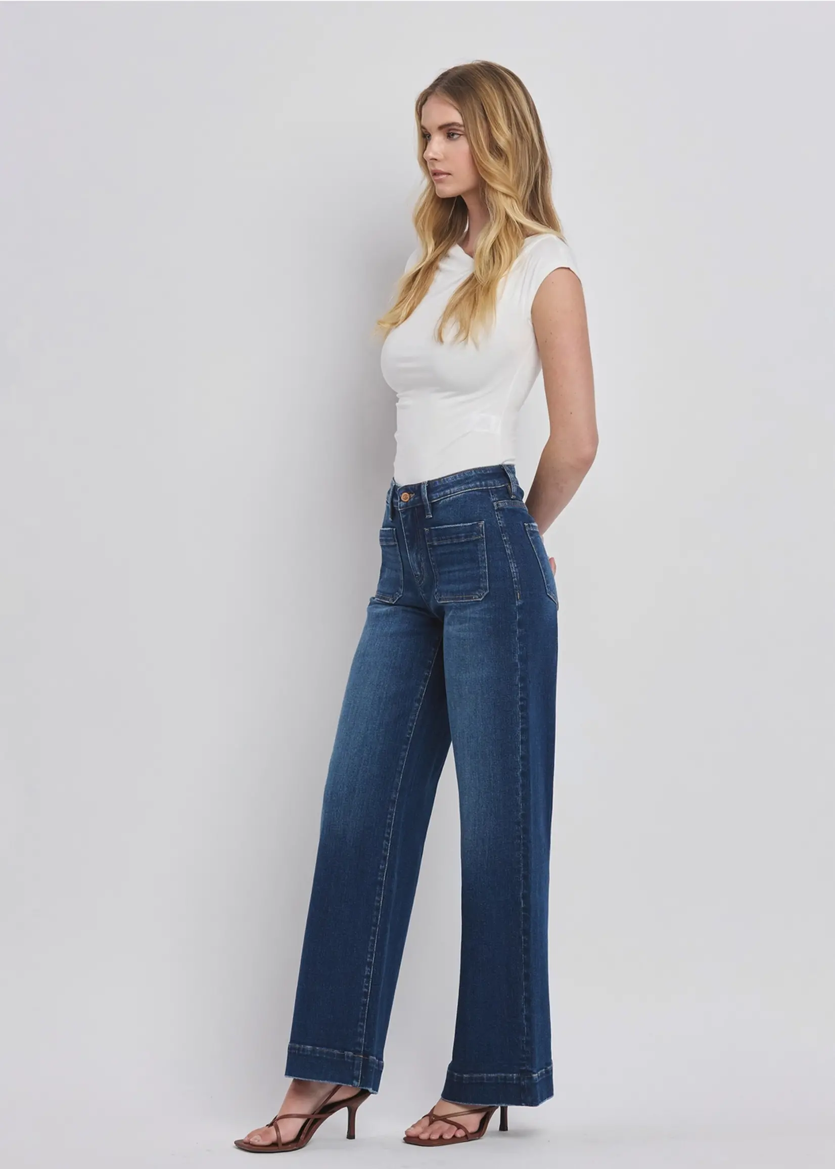 Flying Monkey High Rise Wide Trouser