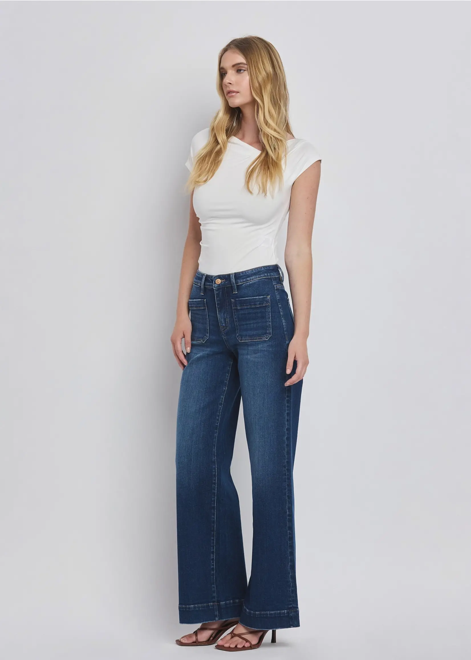 Flying Monkey High Rise Wide Trouser
