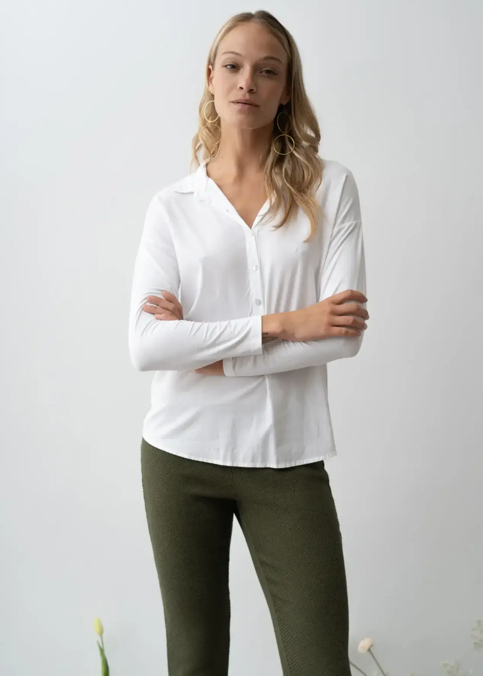 POEMS BCN Bi-Material Pinar Polo Shirt