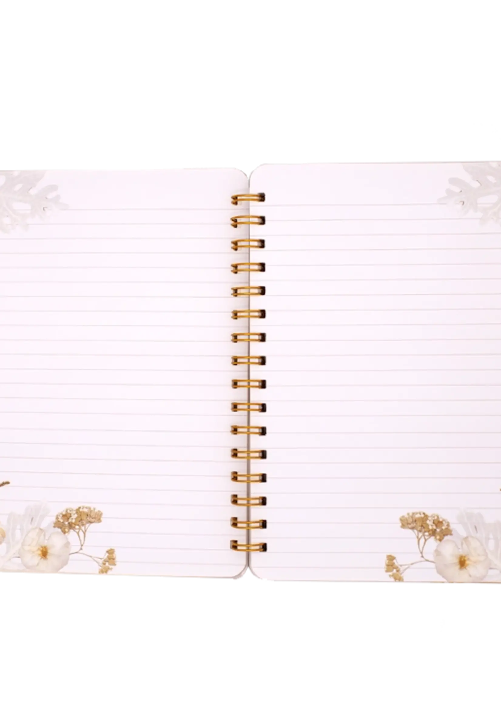 PAPAYA Spiral Notebook Cosmo Lace