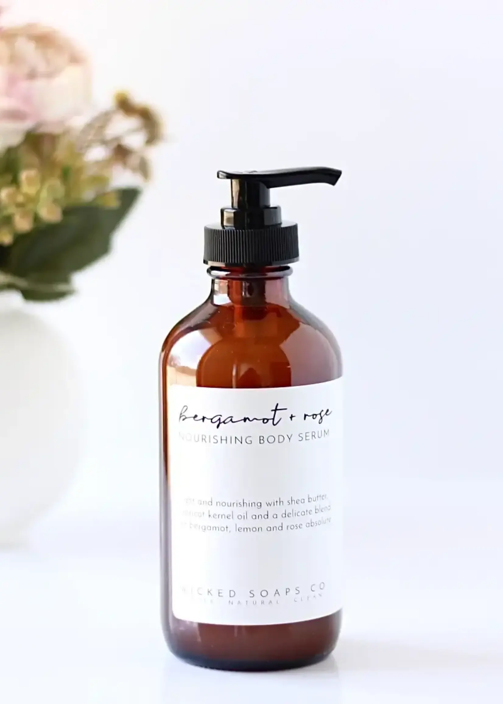Wicked Soaps Co. Bergamot and Rose Body Serum