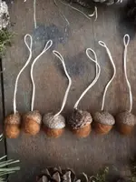 House of Moss Felted Wool Acorn Ornament