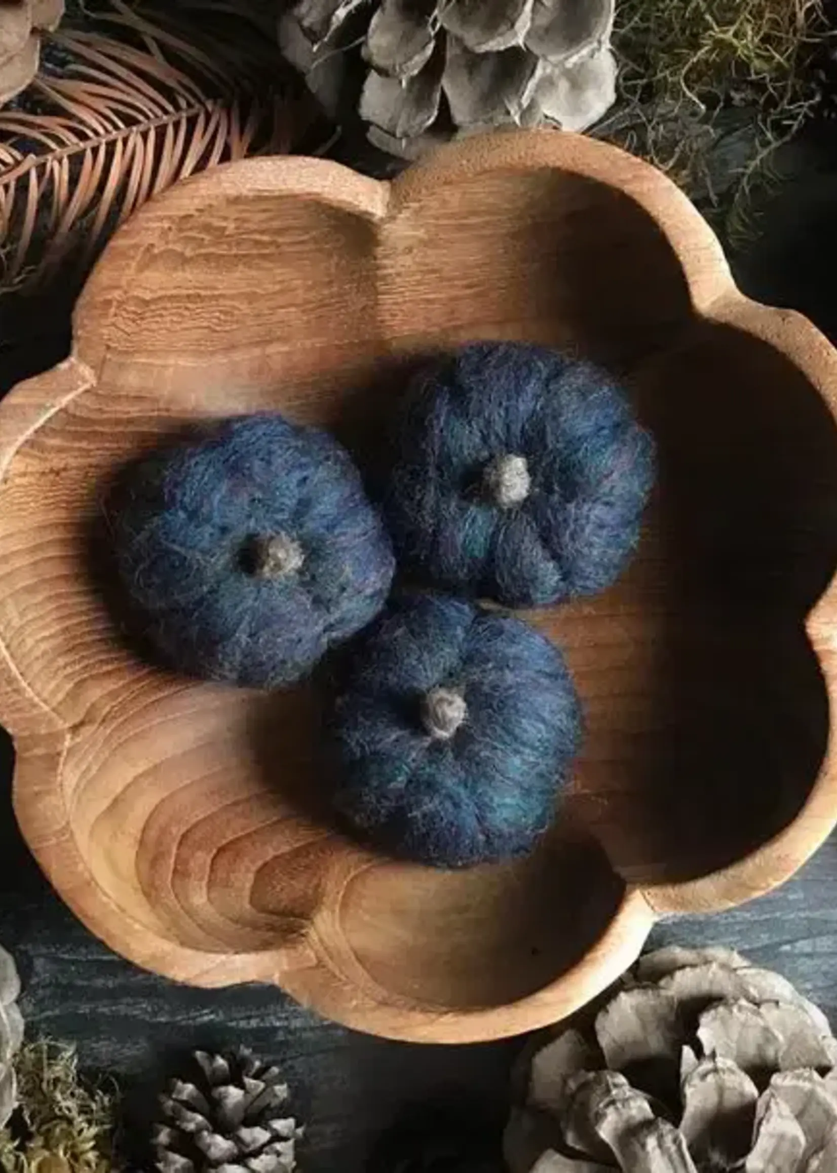 House of Moss Felted Wool Mini Pumpkin