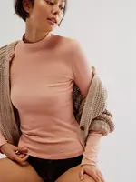 Free People The Rickie Top Smoke Rose