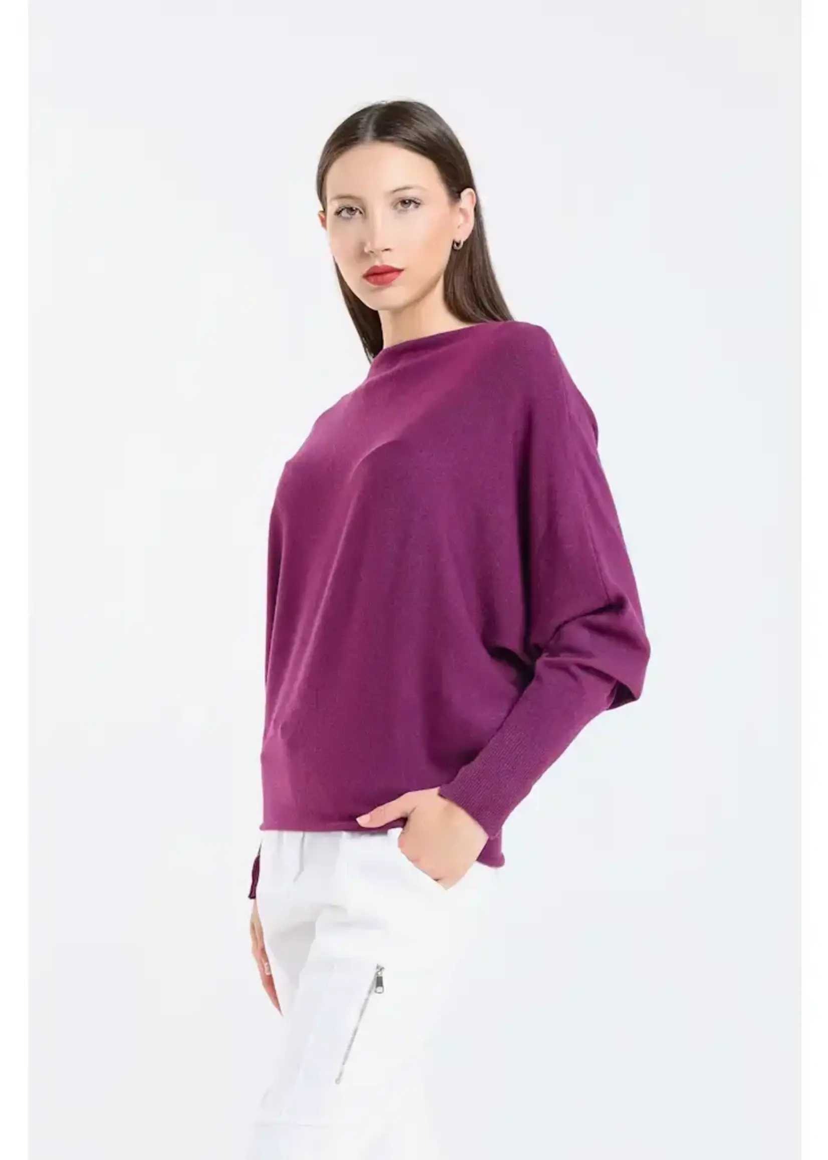 TINA Stephens Mylah Seriously Soft Batwing Sweater
