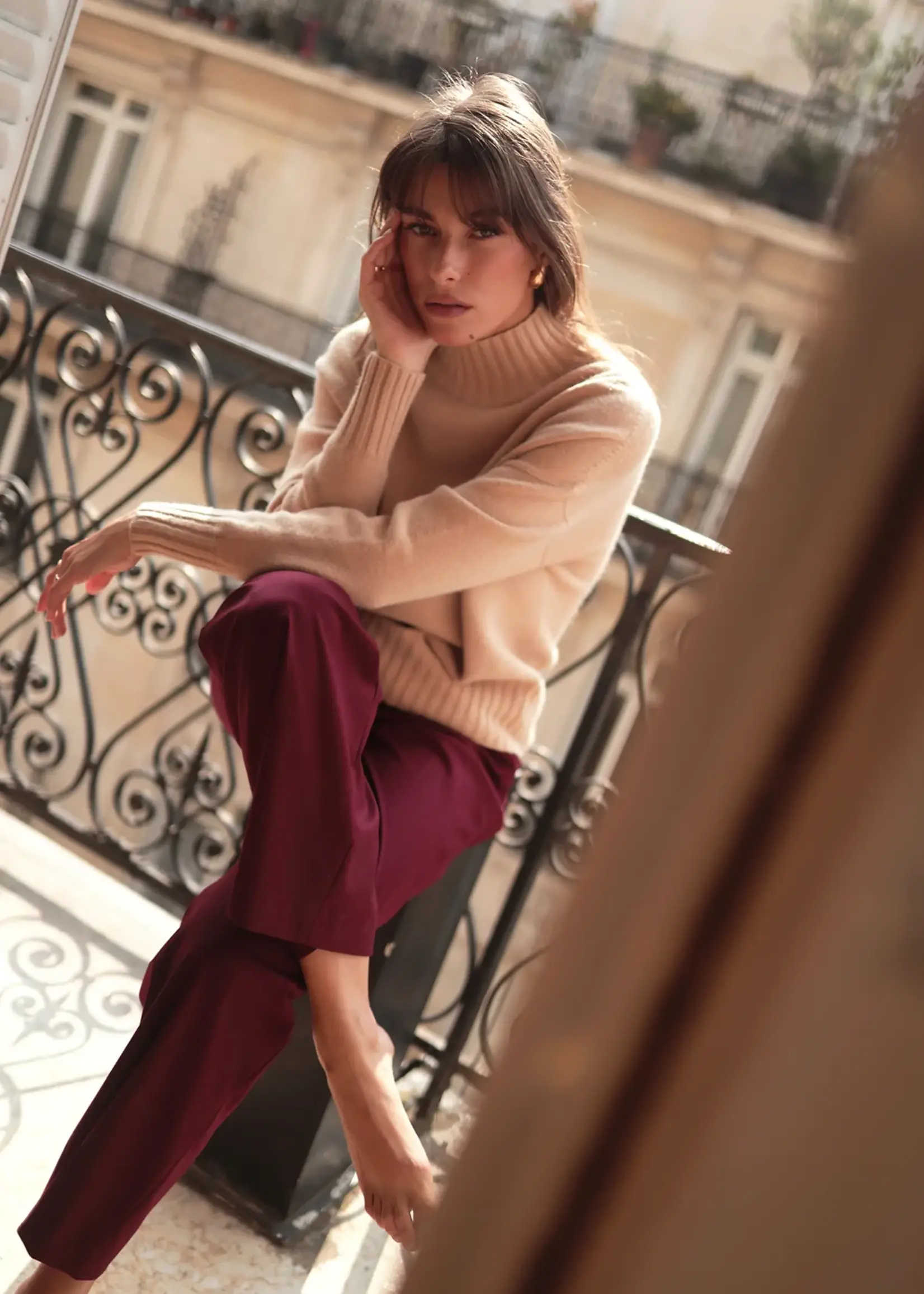 Laura Laval Paris Marco High Neck Sweater