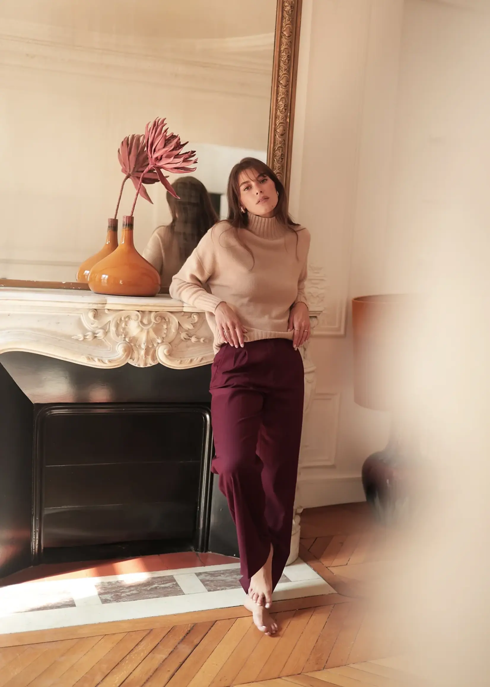 Laura Laval Paris Marco High Neck Sweater