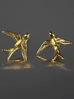 KBD Studio Brass Swallow Studs