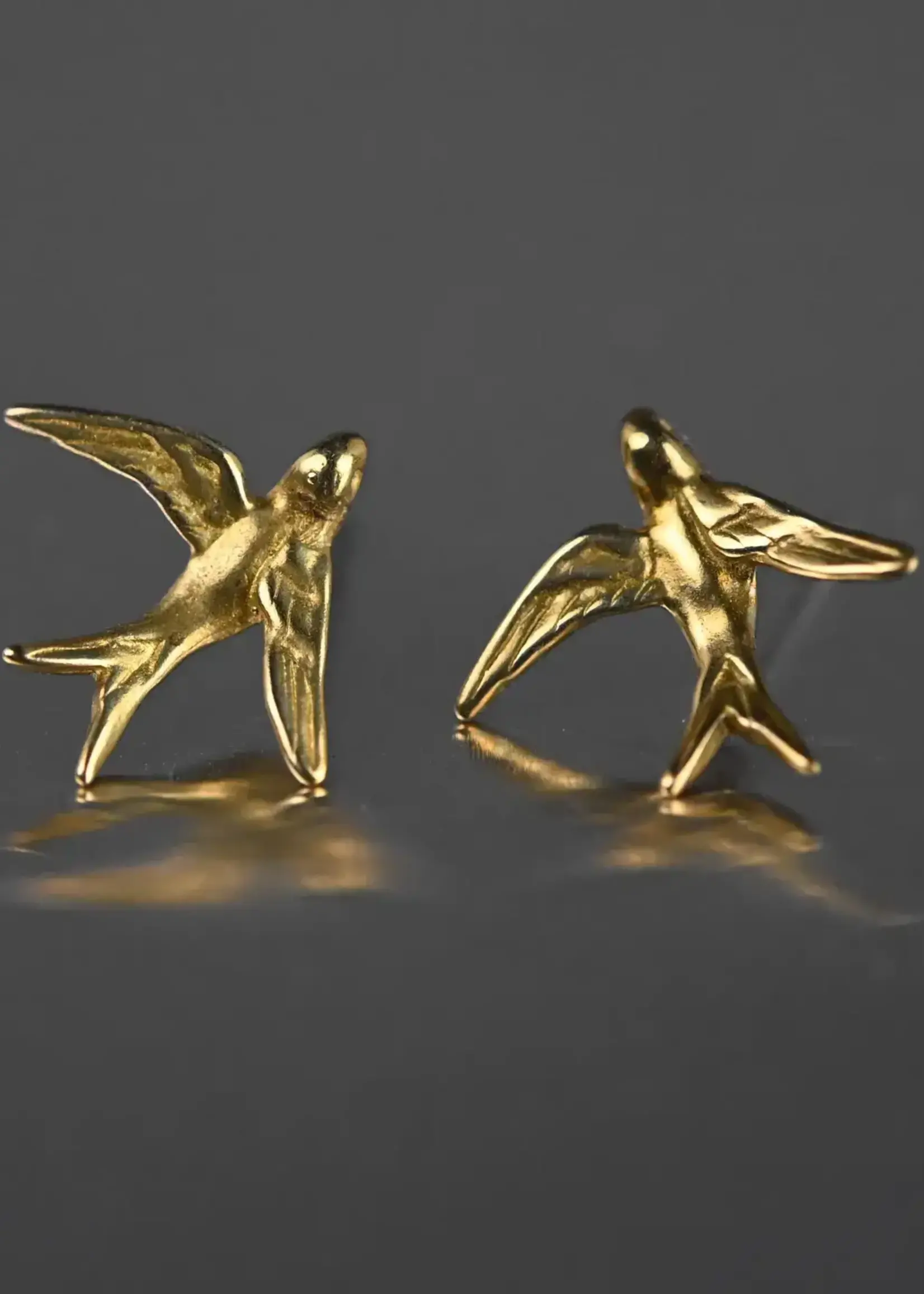 KBD Studio Brass Swallow Studs