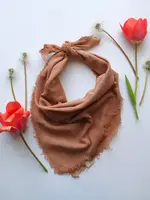 Eco Raw Studio Naturally Dyed Raw Silk Bandana