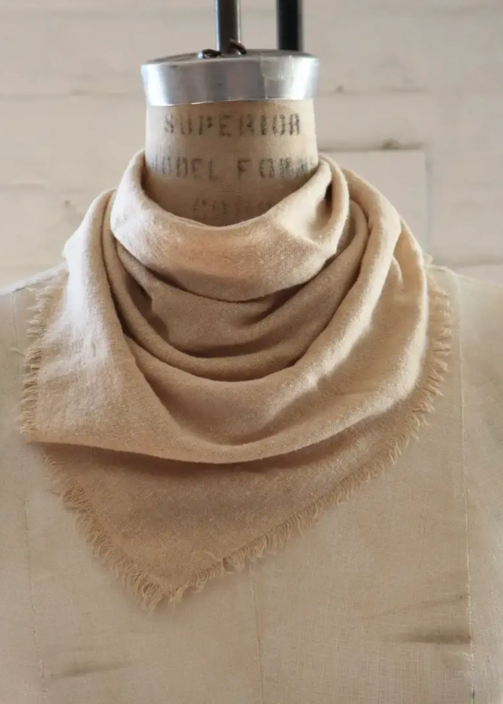 Eco Raw Studio Naturally Dyed Raw Silk Bandana