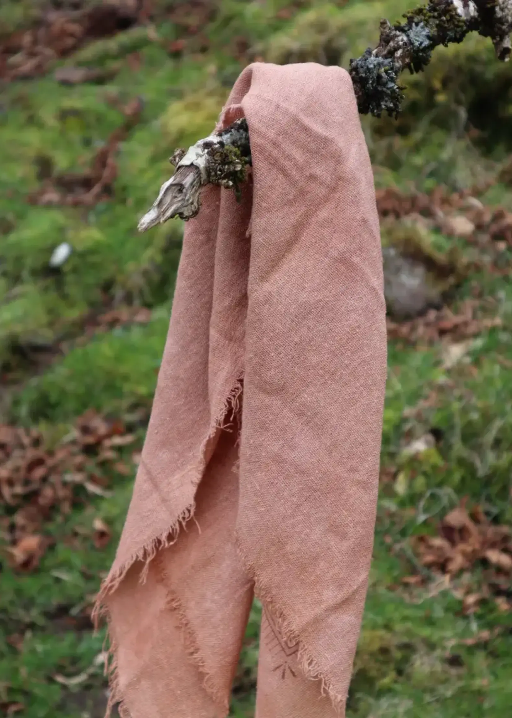Eco Raw Studio Naturally Dyed Raw Silk Bandana