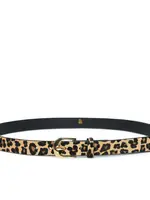 Jubilee Trading Co Erina Leopard Print Leather Belt