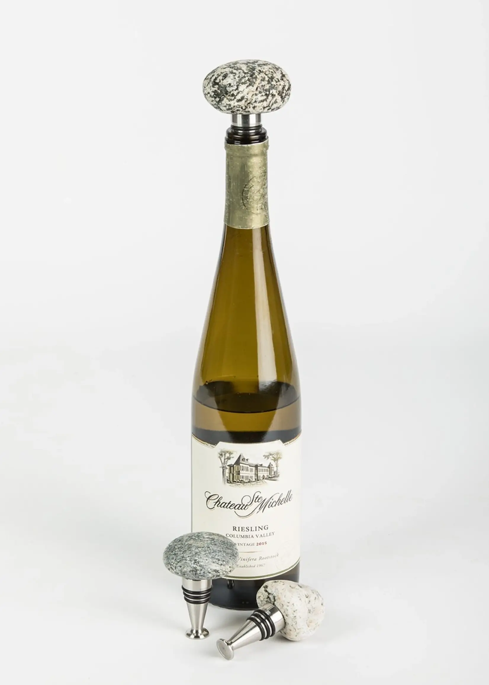 Funky Rock Designs Stone Wine Stopper