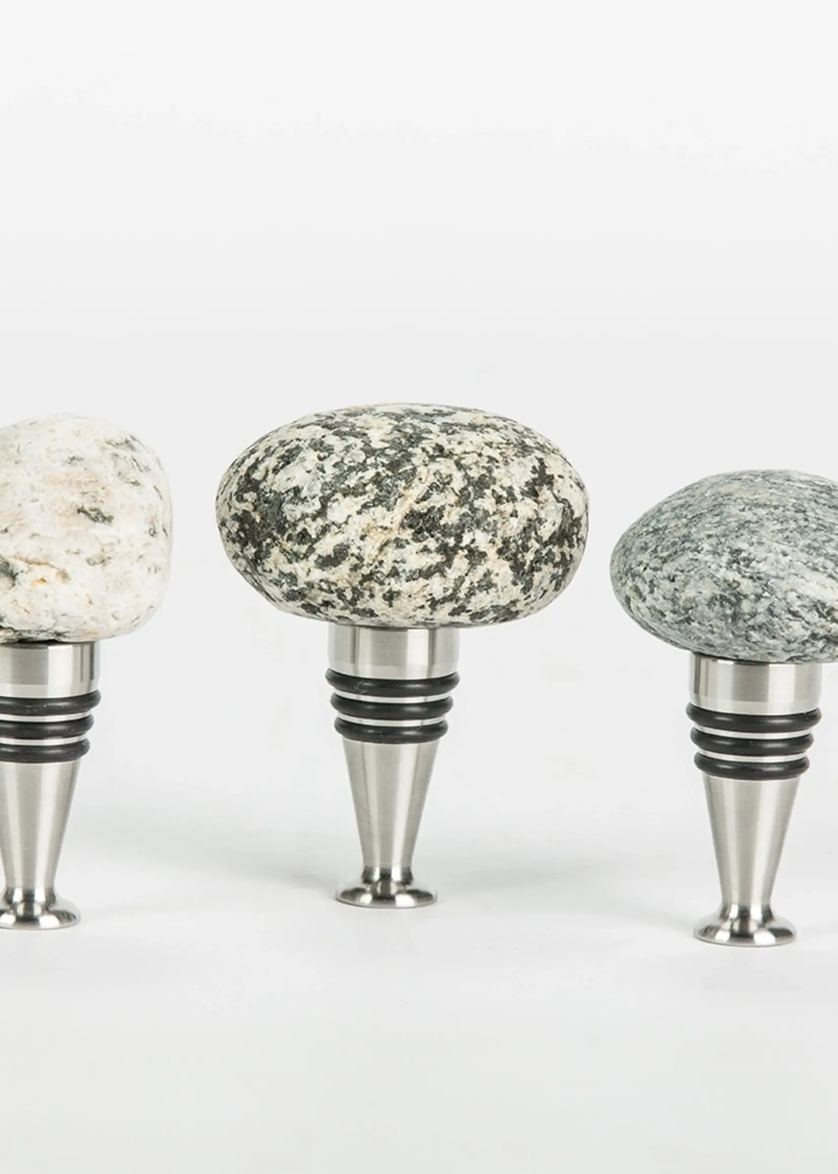 Funky Rock Designs Stone Wine Stopper