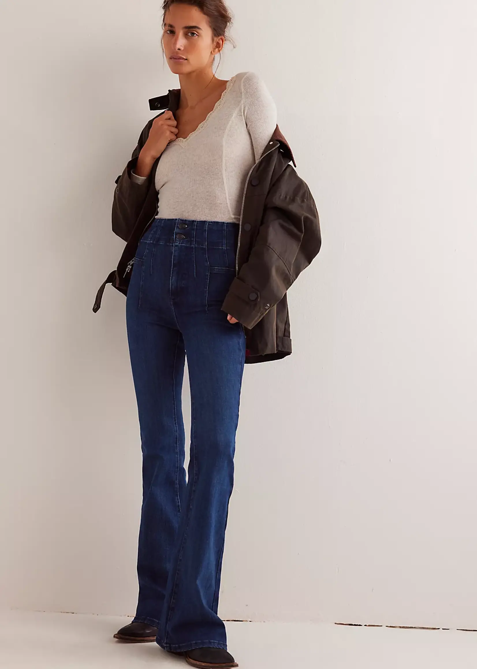 Free People Jayde Flare Night Sky