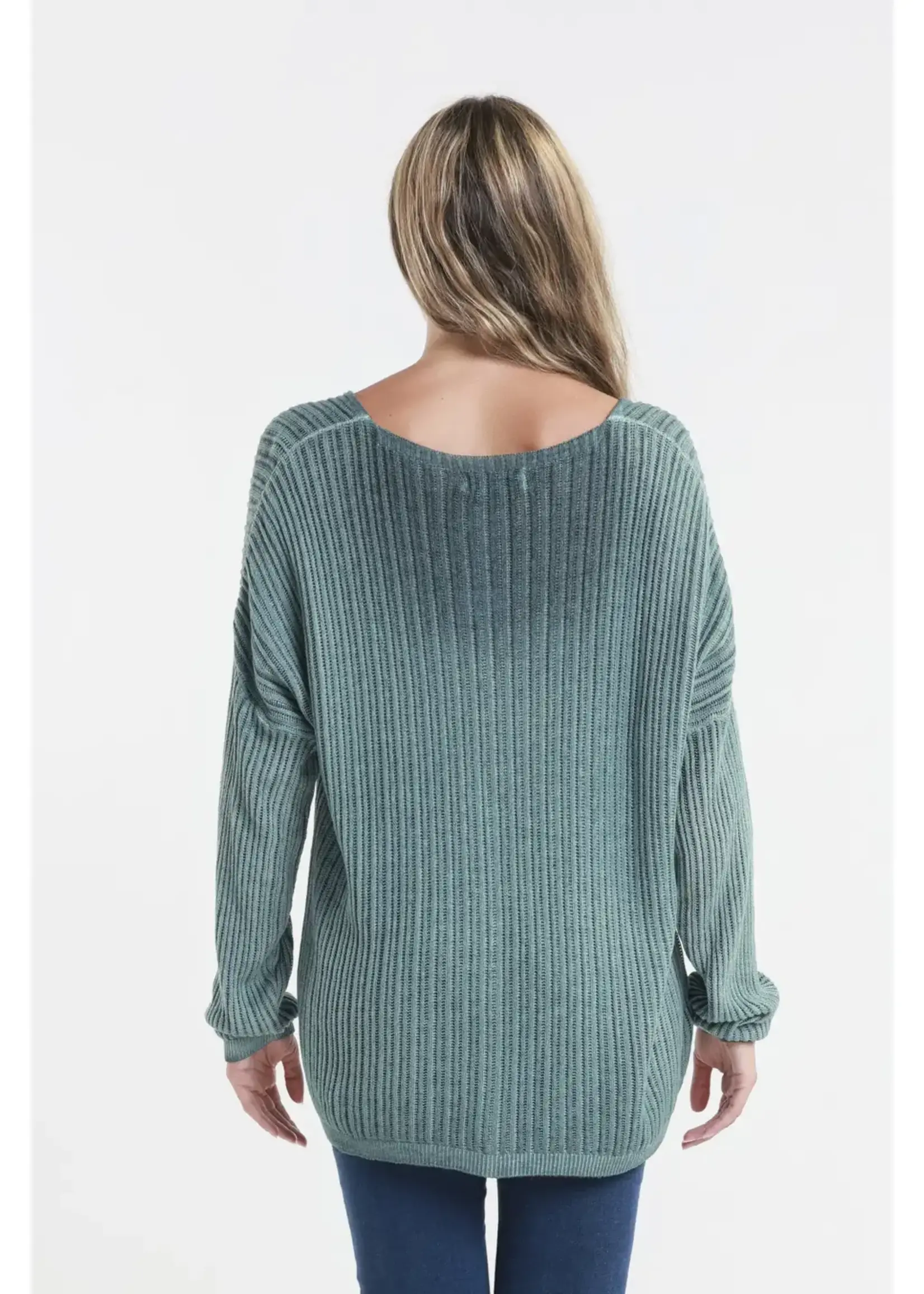 TINA Stephens Gabrielle Seriously Soft V-Neck Knit Sweater