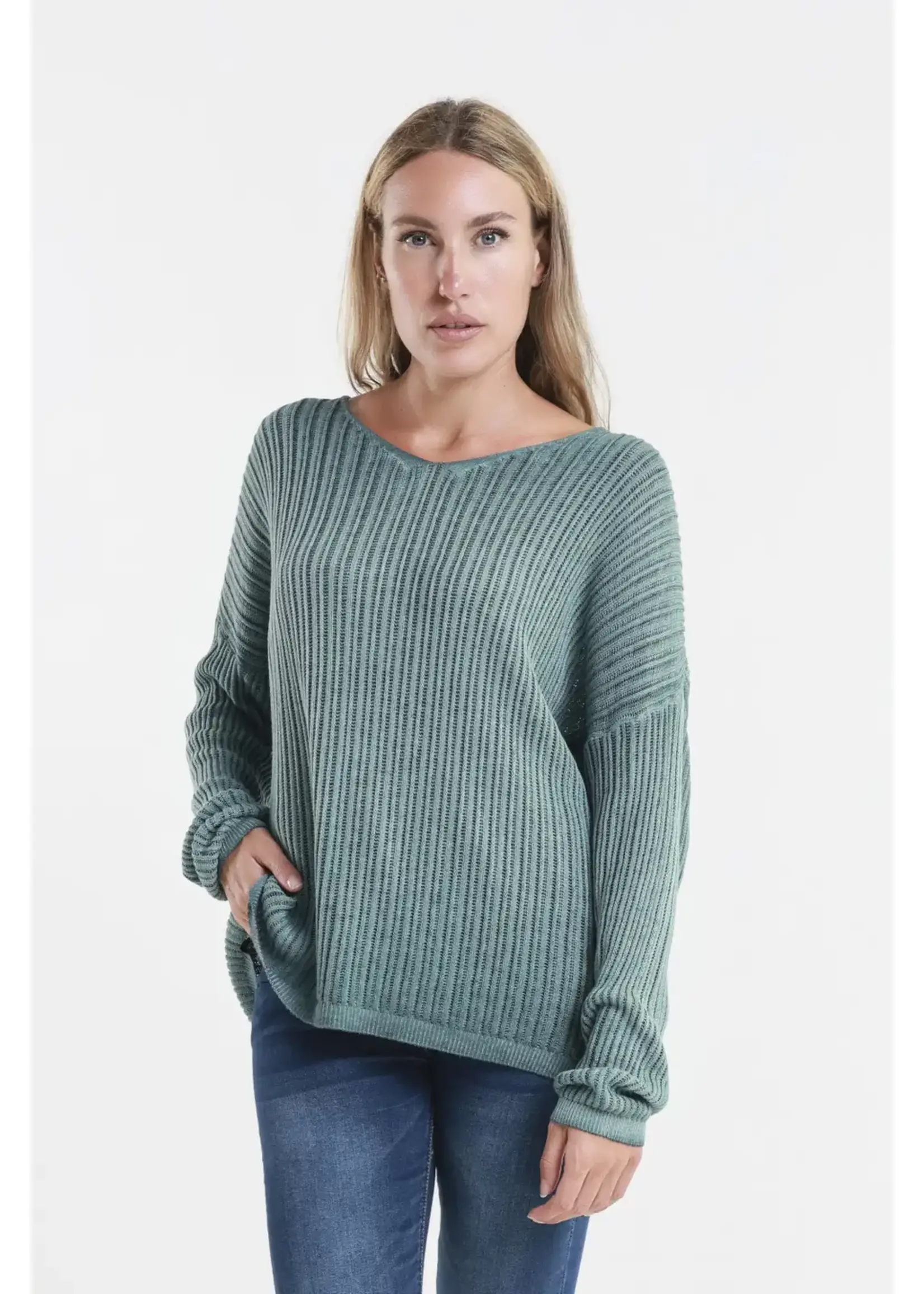 TINA Stephens Gabrielle Seriously Soft V-Neck Knit Sweater