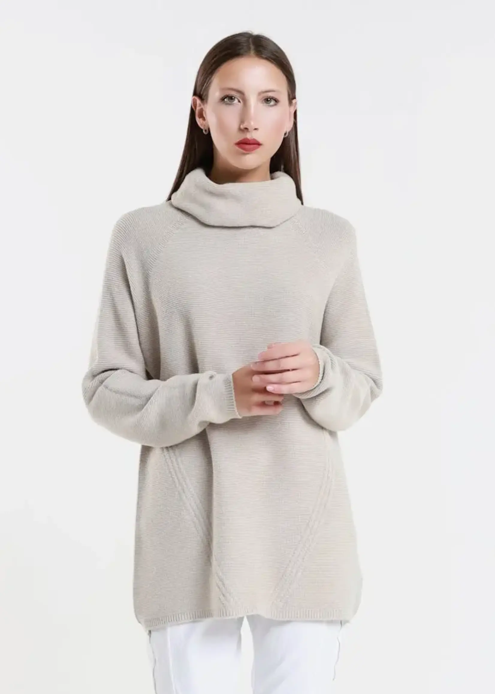 TINA Stephens Jacqueline Seriously Soft Cowl Neck Tunic