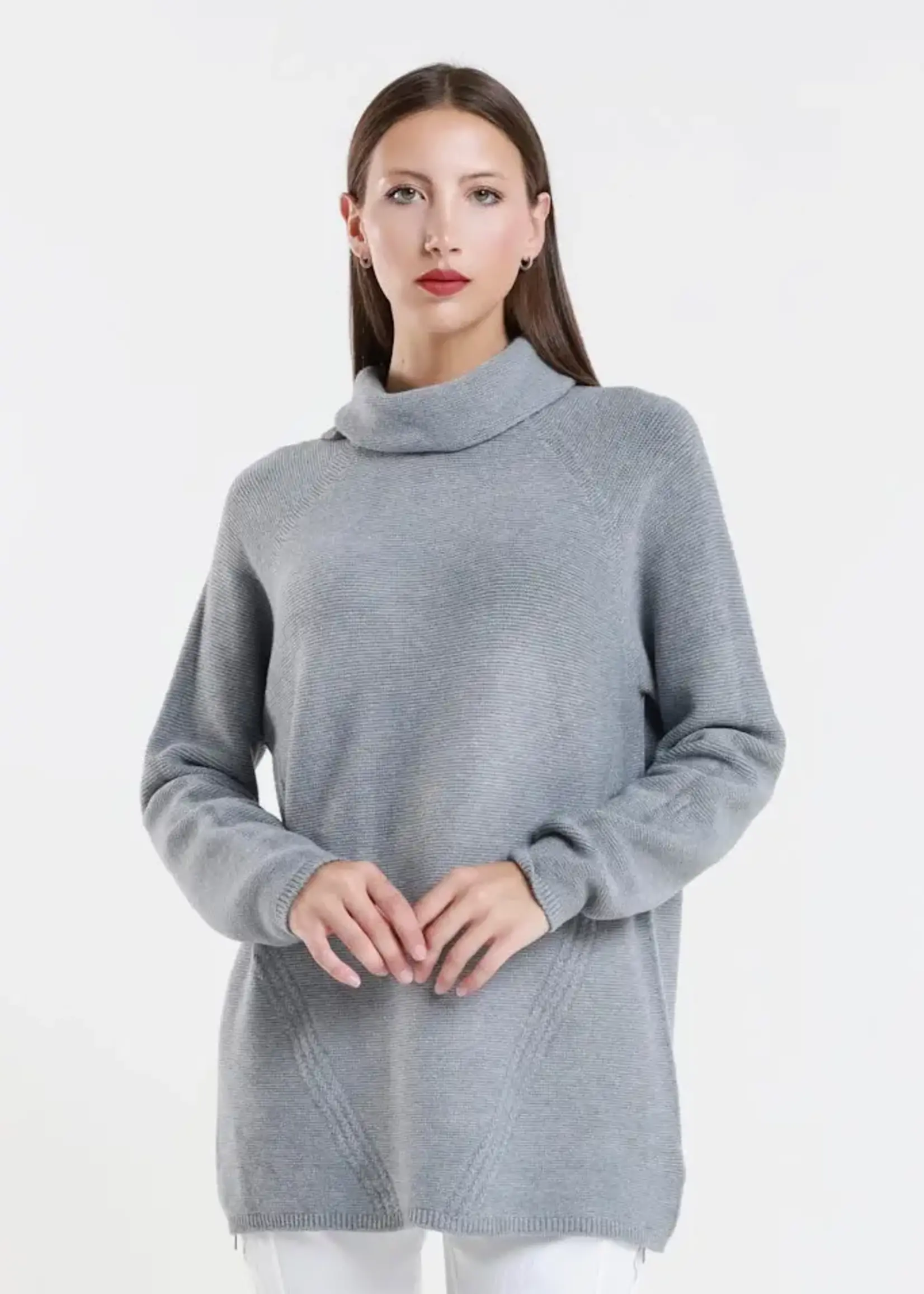 TINA Stephens Jacqueline Seriously Soft Cowl Neck Tunic