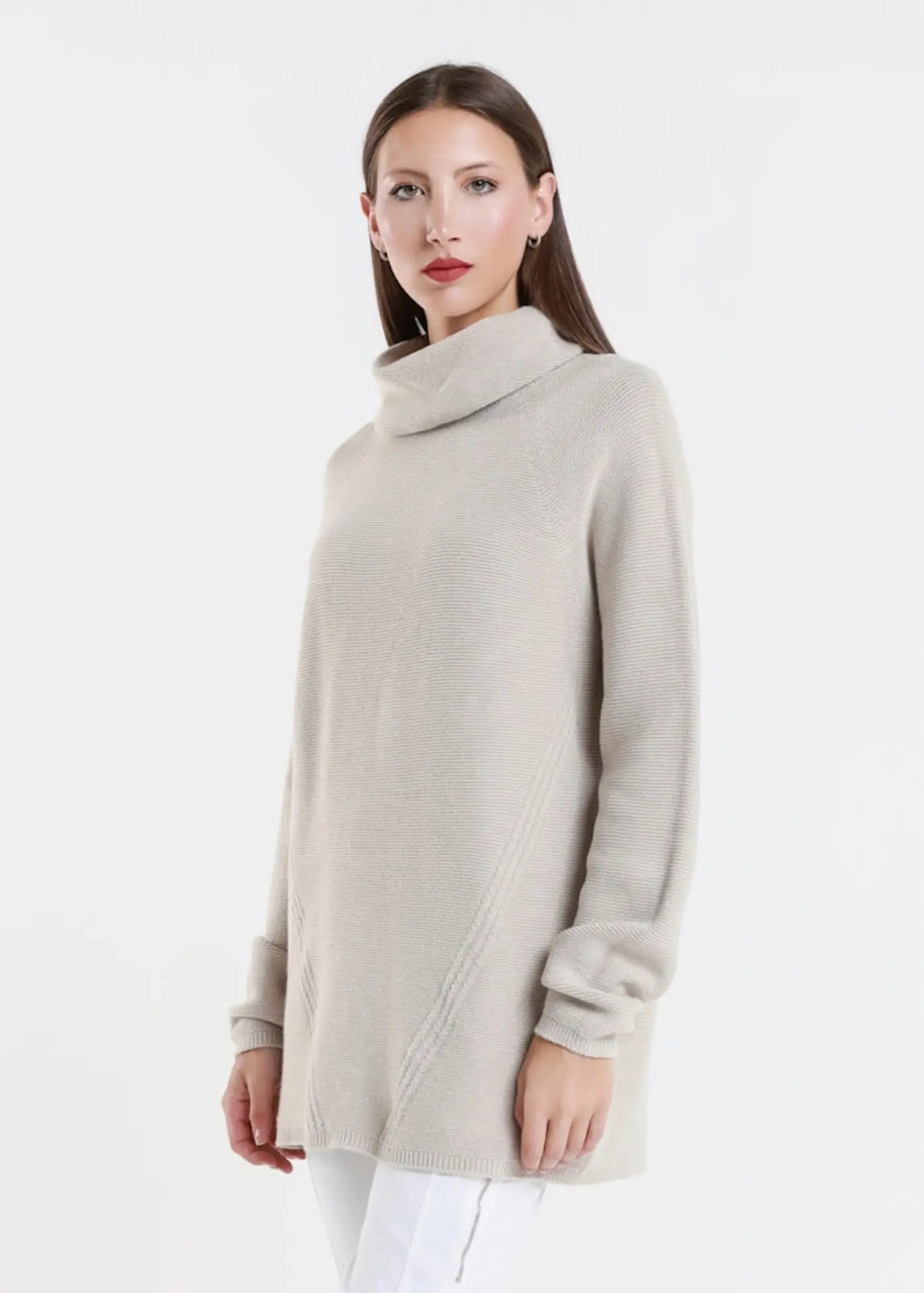 TINA Stephens Jacqueline Seriously Soft Cowl Neck Tunic