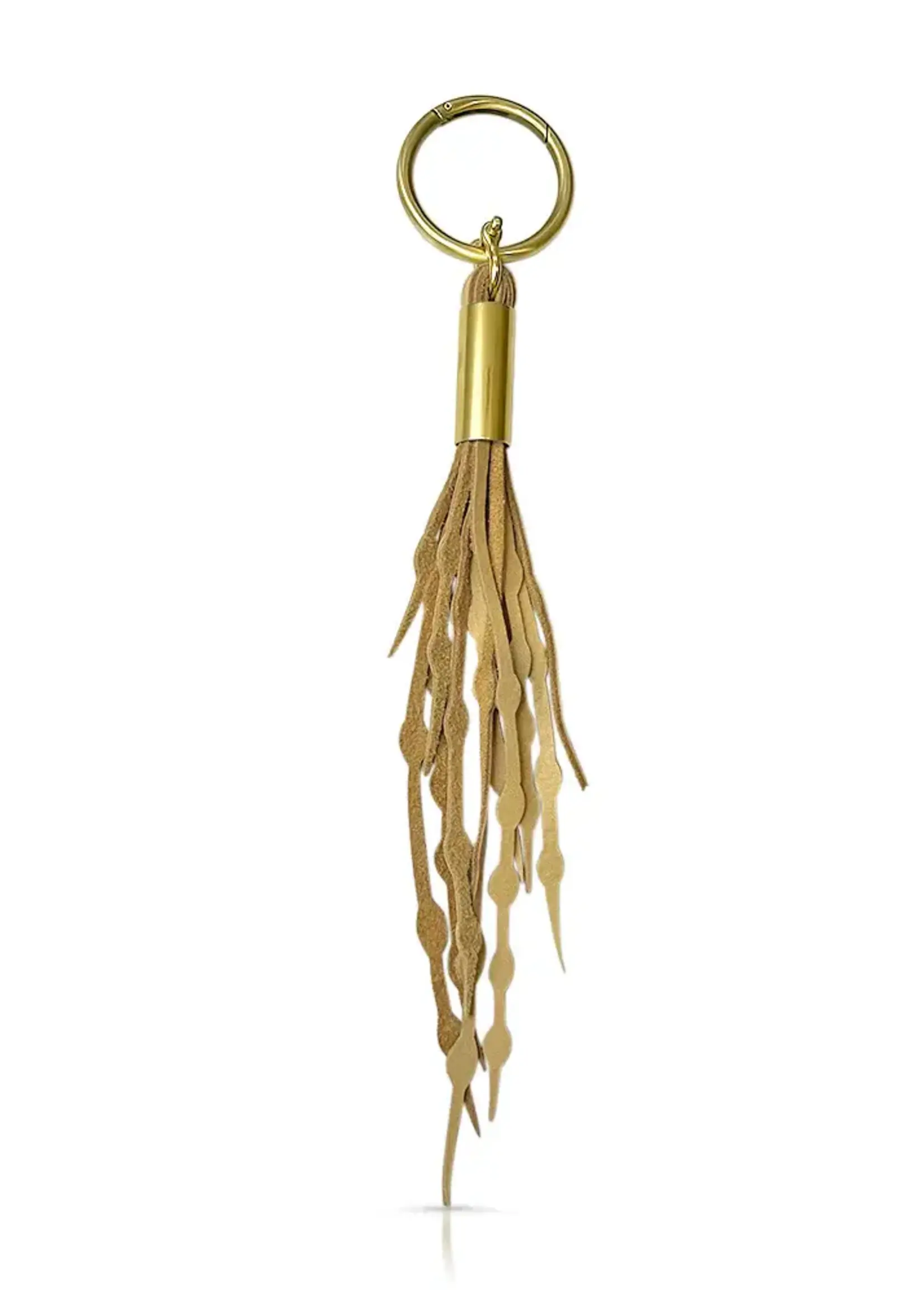 Wildwood Oyster Co. Wildwood Oyster Co. Leather Seaweed Fringe Tassel Sand