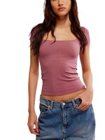 Free People Clean Lines Baby Tee