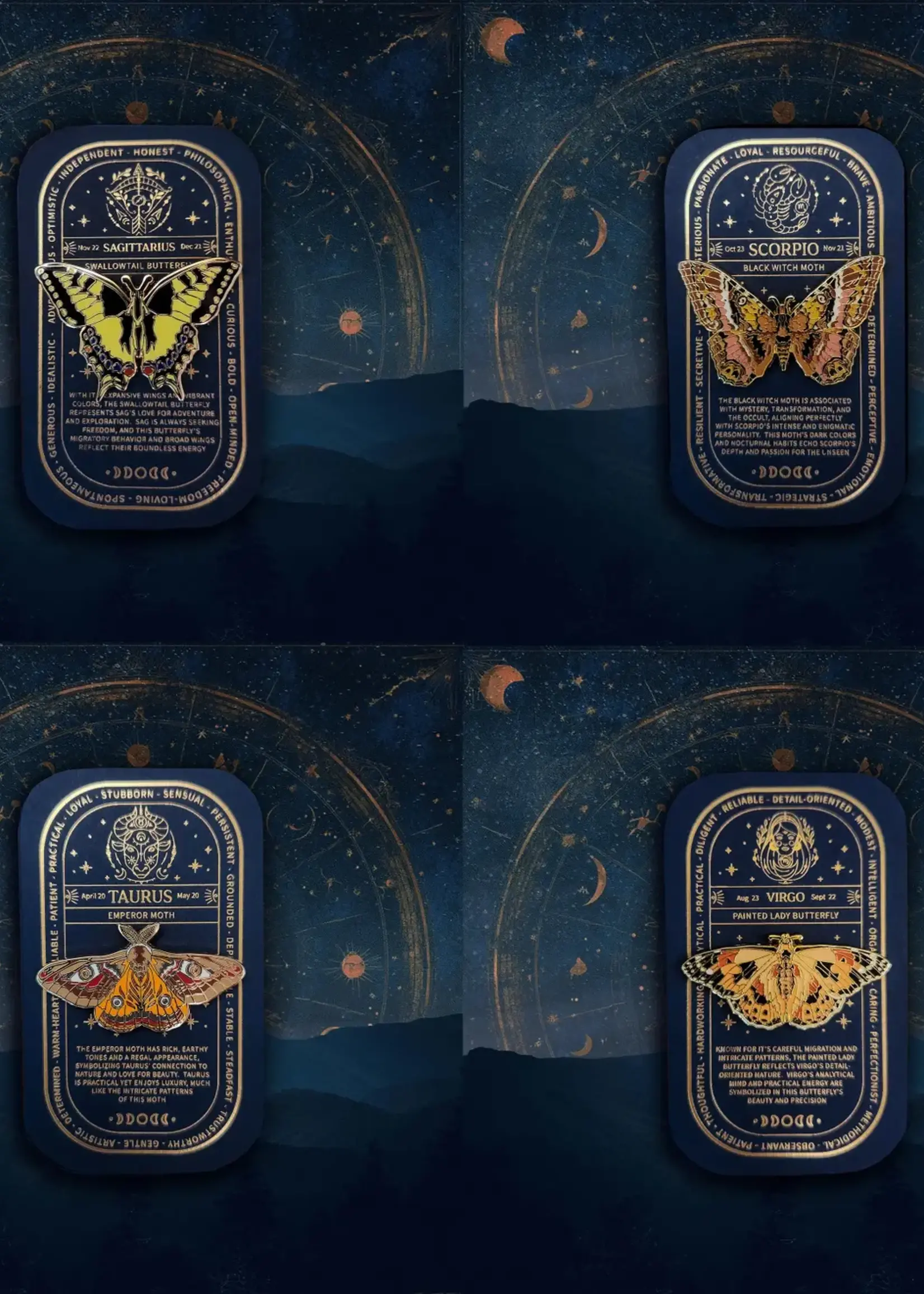 Pinsects Zodiac Pin