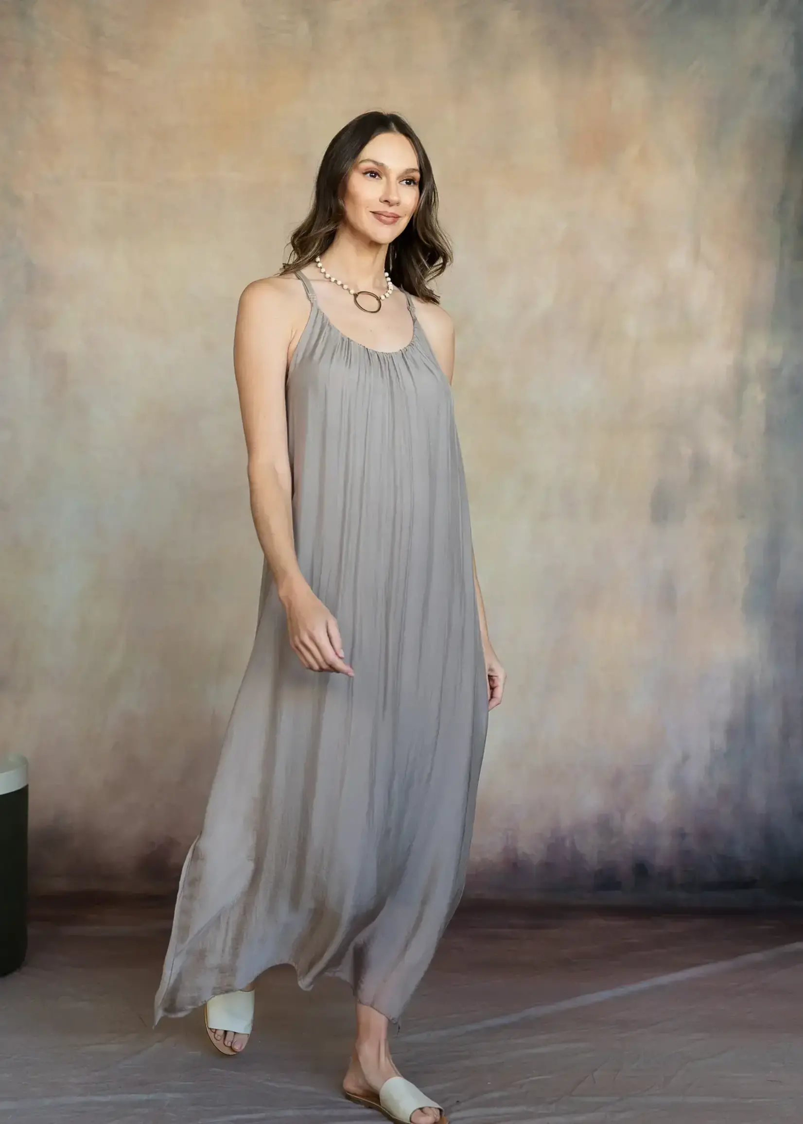 CobbleStone Living Marina Italian Silk Dress