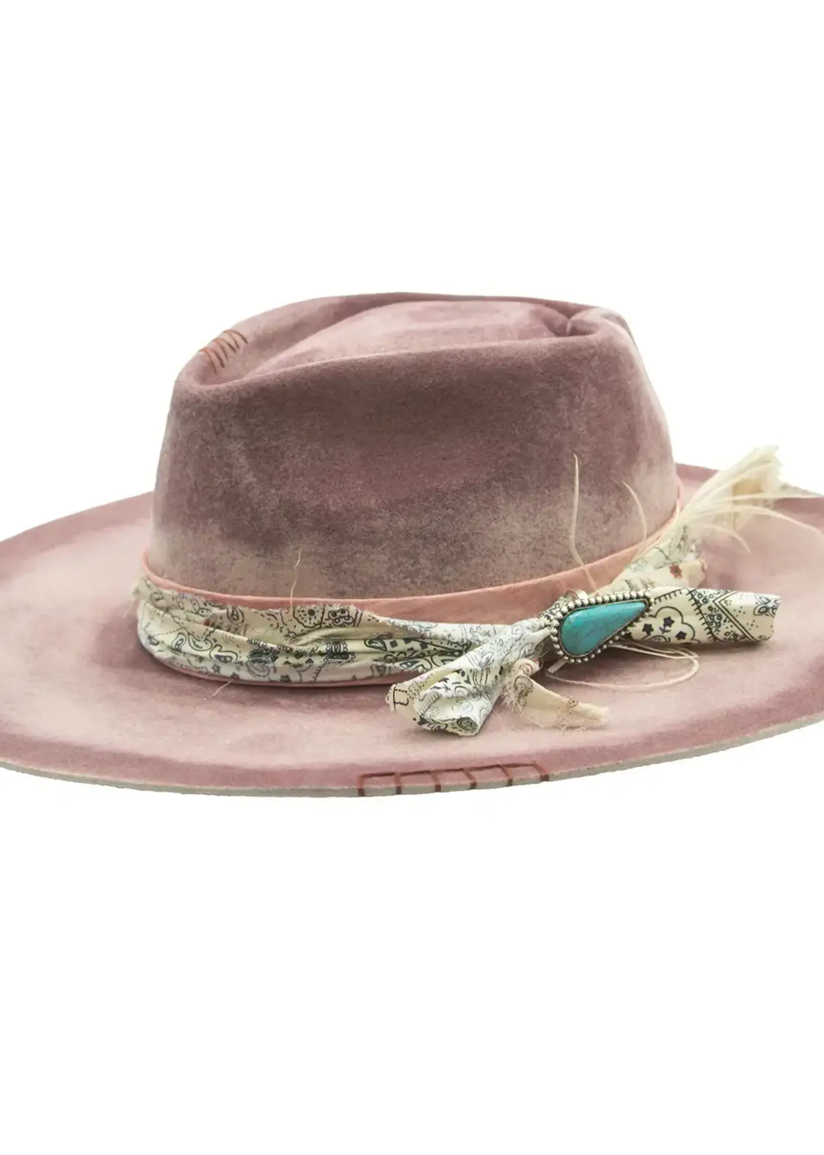 Peter Grimm Arrow Australian Virgin Wool Felt Hat w/Artisan Band