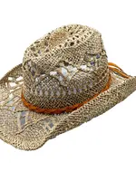 Peter Grimm Gile Seagrass Hat w/Braided Band