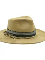 Peter Grimm Ojai Wool Felt Hat w/Denim Band and Jute Cord