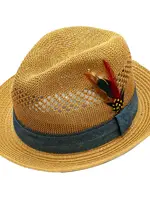 Peter Grimm Shelby Toyo Straw Hat w/Denim Band