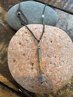 Jackie Haines Jewelry Cylinder bead, moonstone beads