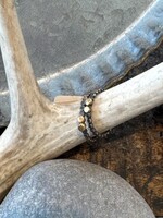 Jackie Haines Jewelry Gold Dotted Stacker Ring