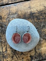 Jackie Haines Jewelry Imperial Jasper, Pink Ovals