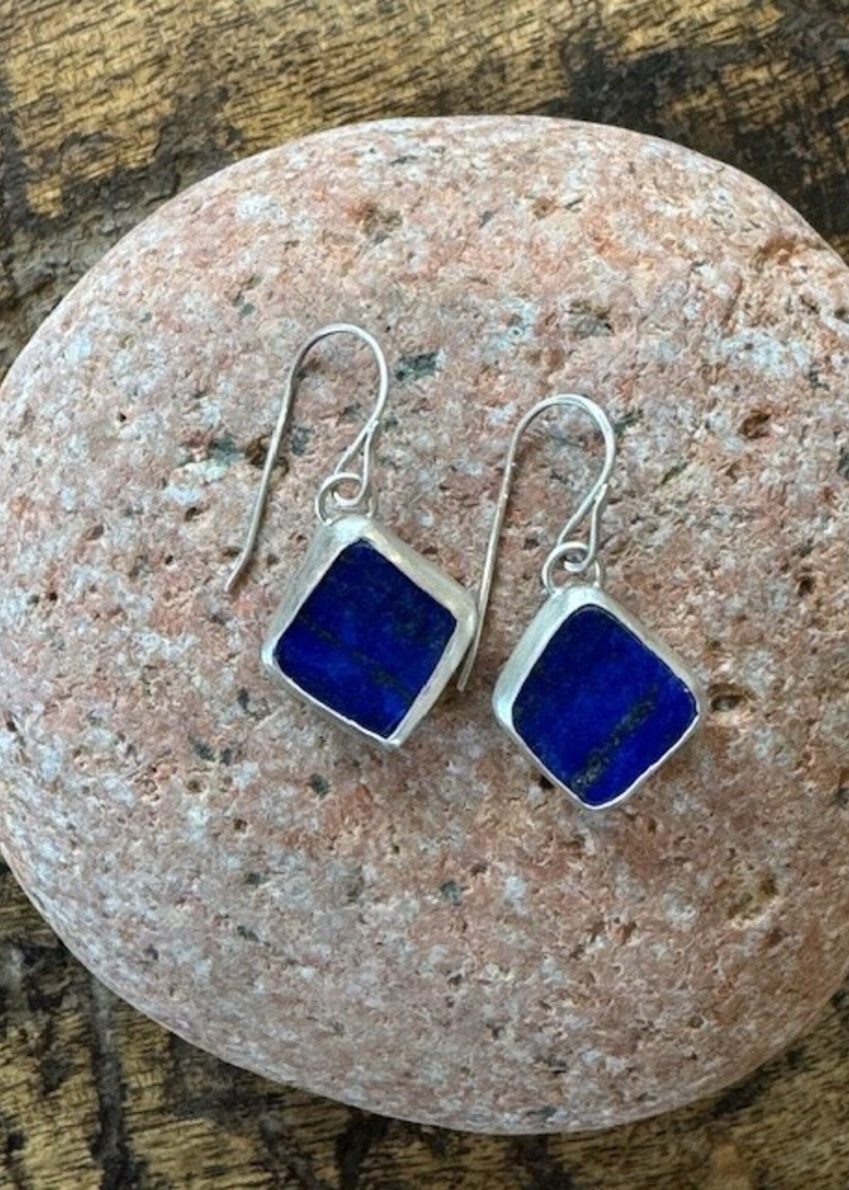 Jackie Haines Jewelry Lapis Dangle, Hooks