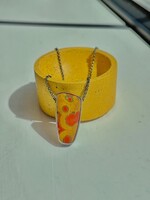 Jackie Haines Jewelry Poppy Jasper, 22" chain