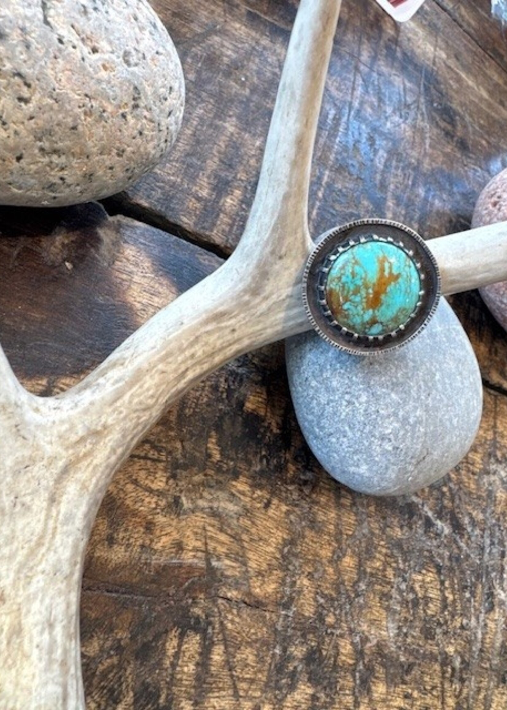 Jackie Haines Jewelry Stone Mountain Turquoise ring, size 8