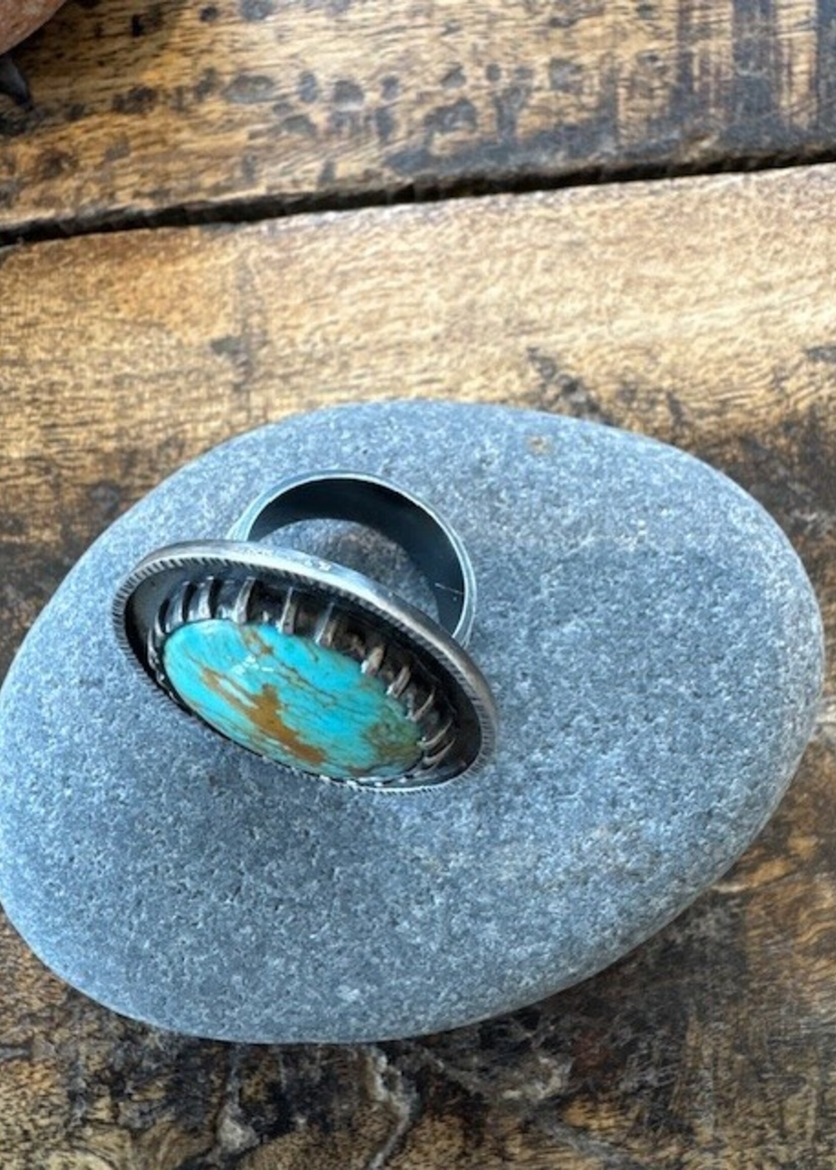 Jackie Haines Jewelry Stone Mountain Turquoise ring, size 8
