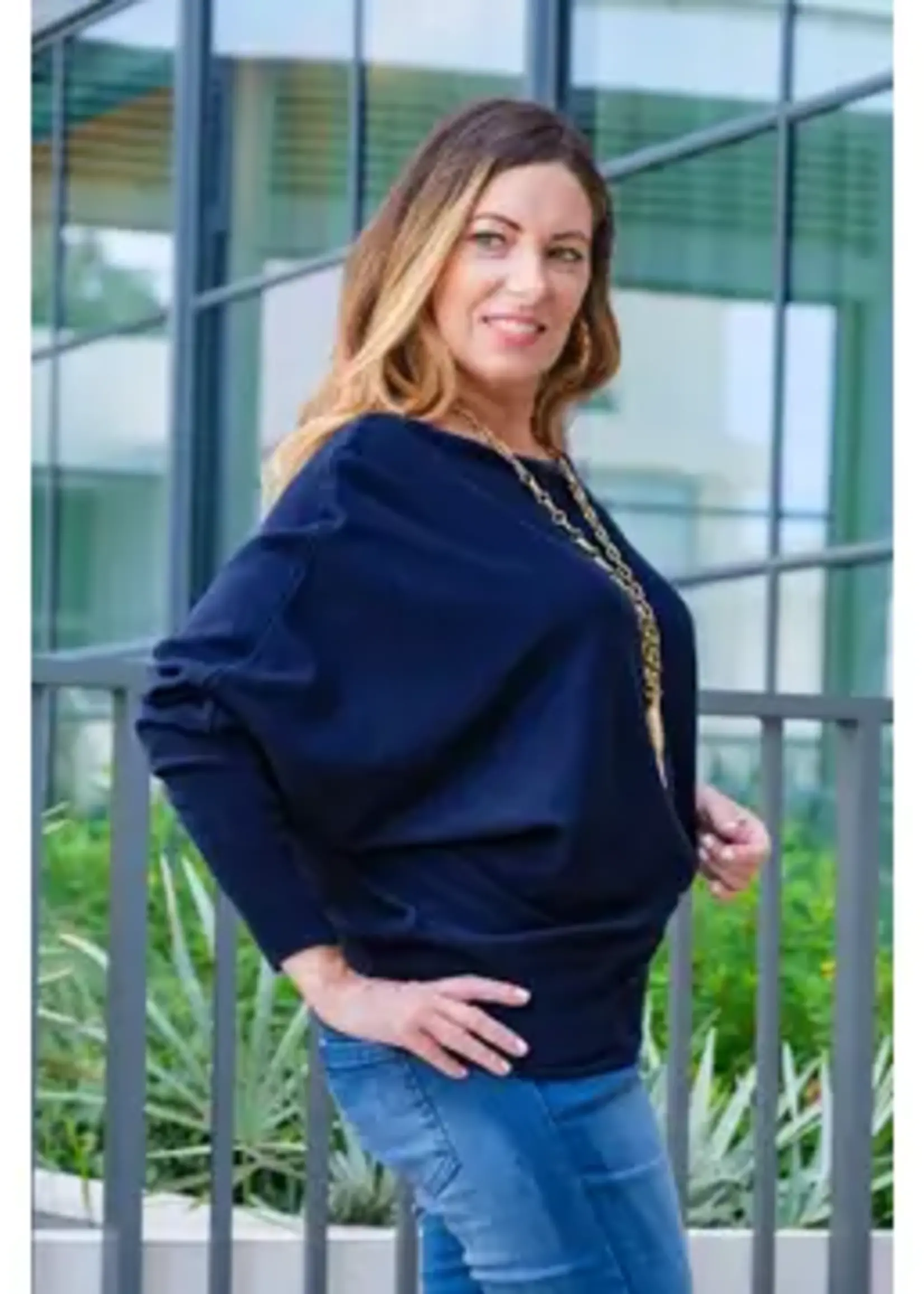 TINA Stephens Mylah Seriously Soft Batwing Sweater